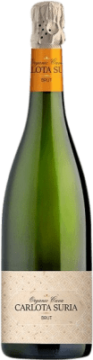 18,95 € Spedizione Gratuita | Spumante bianco Pago de Tharsys Carlota Suria Ecológico Brut D.O. Cava Comunità Valenciana Spagna Macabeo Bottiglia 75 cl