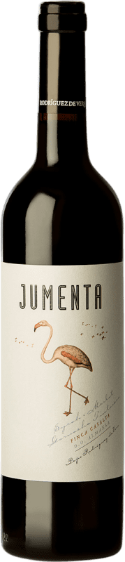 16,95 € Free Shipping | Red wine Rodríguez de Vera Jumenta D.O. Almansa Castilla la Mancha Spain Merlot, Syrah, Grenache Tintorera Bottle 75 cl