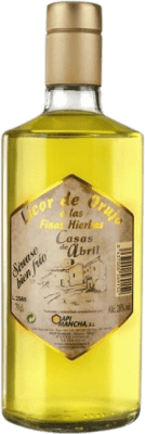 13,95 € Envío gratis | Orujo Aguardiente Casas de Abril Hierbas Castilla la Mancha España Botella 70 cl