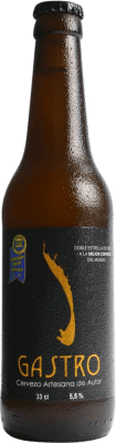 3,95 € Envío gratis | Cerveza Gastro Castilla la Mancha España Botellín Tercio 33 cl