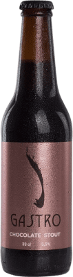 3,95 € Envío gratis | Cerveza Gastro Chocolate Stout Castilla la Mancha España Botellín Tercio 33 cl