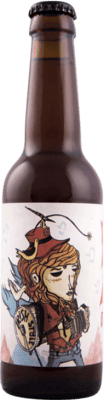 3,95 € 送料無料 | ビール Artesanas de Albacete Red Ale カスティーリャ・ラ・マンチャ スペイン 3分の1リットルのボトル 33 cl