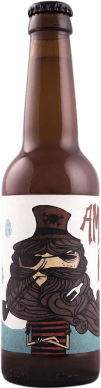 3,95 € 免费送货 | 啤酒 Artesanas de Albacete IPA — India Pale Ale, American — 美式 卡斯蒂利亚 - 拉曼恰 西班牙 三分之一升瓶 33 cl