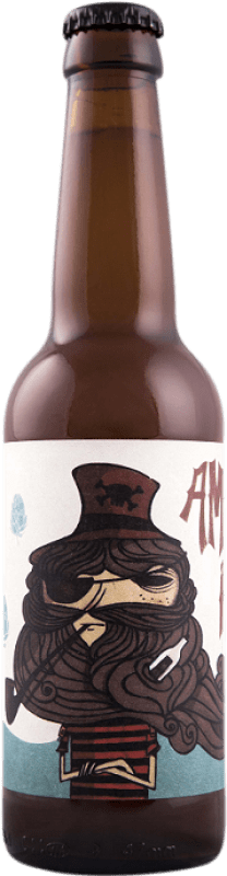 4,95 € Envio grátis | Cerveja Artesanas de Albacete American IPA Castela-Mancha Espanha Garrafa Terço 33 cl