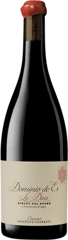 609,95 € 送料無料 | 赤ワイン Dominio de Es La Diva Fino D.O. Ribera del Duero カスティーリャ・イ・レオン スペイン Tempranillo, Albillo ボトル 75 cl