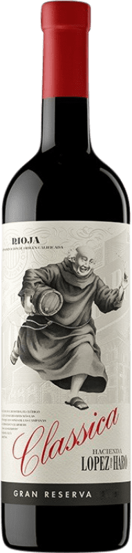 94,95 € 送料無料 | 赤ワイン Hacienda López de Haro Classica Tinto グランド・リザーブ D.O.Ca. Rioja ラ・リオハ スペイン Tempranillo, Graciano ボトル 75 cl