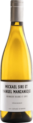 101,95 € Бесплатная доставка | Белое вино EA Vinos by Manzaneque Les Copains d'Abord Mickael Sire A.O.C. Côtes du Roussillon Франция Garnacha — Гренаш Бутылка 75 cl