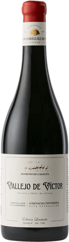 59,95 € Envío gratis | Vino tinto Pepe Rodríguez de Vera Vallejo de Víctor Alta Extracción D.O. Almansa Castilla la Mancha España Garnacha Tintorera Botella 75 cl