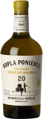 43,95 € Бесплатная доставка | Белое вино Rodríguez de Vera Sopla Poniente Fino en Rama Cerro Majuelo Nº 20 D.O. Montilla-Moriles Андалусия Испания Pedro Ximénez бутылка Medium 50 cl