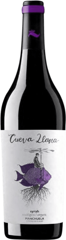 6,95 € Envío gratis | Vino tinto Señorío del Júcar Cueva Llana D.O. Manchuela Castilla la Mancha España Syrah Botella 75 cl