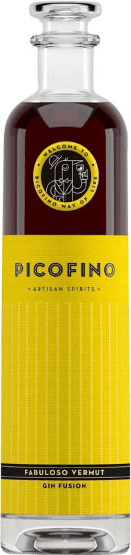 29,95 € 免费送货 | 苦艾酒 Patito Ruso Picofino Gin Fusion 阿斯图里亚斯公国 西班牙 瓶子 75 cl