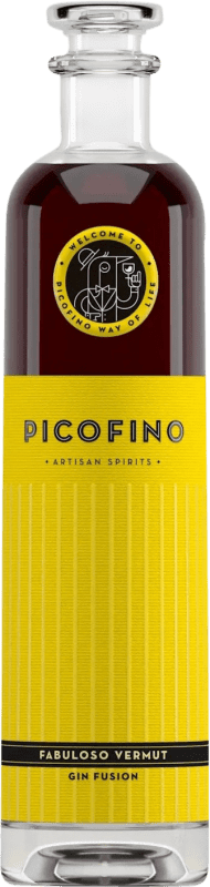 29,95 € 免费送货 | 苦艾酒 Patito Ruso Picofino Gin Fusion 阿斯图里亚斯公国 西班牙 75 cl