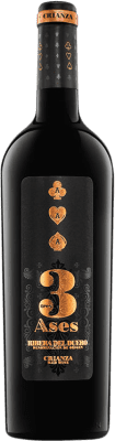 13,95 € Envío gratis | Vino tinto 3 Ases Crianza D.O. Ribera del Duero Castilla y León España Tempranillo Botella 75 cl