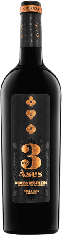 13,95 € 送料無料 | 赤ワイン 3 Ases Crianza — クリアンサ D.O. Ribera del Duero カスティーリャ・イ・レオン スペイン Tempranillo — テンプラニーリョ 75 cl