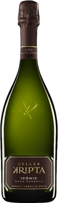 22,95 € Бесплатная доставка | Белое игристое вино Agustí Torelló Celler Kripta Icònic Гранд Резерв D.O. Cava Каталония Испания Macabeo, Xarel·lo, Parellada бутылка 75 cl