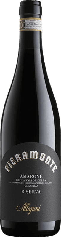 403,95 € 免费送货 | 红酒 Allegrini Fieramonte 预订 D.O.C.G. Amarone della Valpolicella 意大利 Corvina, Rondinella, Corvinone, Oseleta 瓶子 75 cl