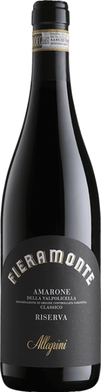 304,95 € Free Shipping | Red Wine Allegrini Fieramonte Reserve — Aged D.O.C.G. Amarone della Valpolicella Italy Corvina, Rondinella, Corvinone, Oseleta Bottle 75 cl