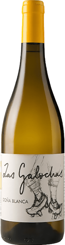 19,95 € Envío gratis | Vino Blanco Banzao Las Galochas D.O. Bierzo Castilla y León España Doña Blanca 75 cl