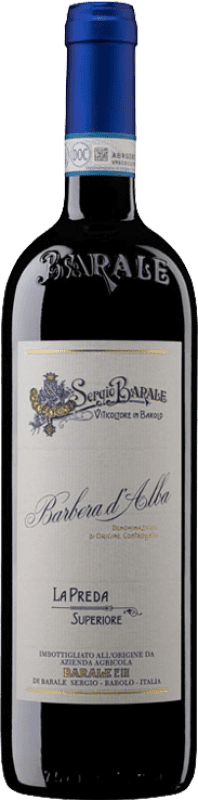 33,95 € Envoi gratuit | Vin Rouge Fratelli Barale La Preda Supérieur D.O.C. Barbera d'Alba Italie Barbera Bouteille 75 cl