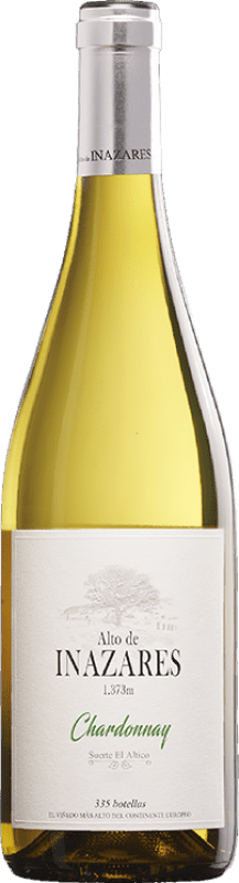 29,95 € Kostenloser Versand | Weißwein Alto de Inazares Spanien Chardonnay Flasche 75 cl