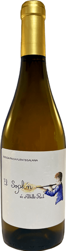 14,95 € Бесплатная доставка | Белое вино Finca Fuentegalana Soplón I.G.P. Vino de la Tierra de Castilla y León Кастилия-Леон Испания Albillo — Альбильо Бутылка 75 cl