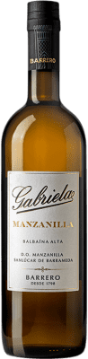 12,95 € Envío gratis | Vino Generoso Fortificado Barrero Gabriela D.O. Manzanilla-Sanlúcar de Barrameda Andalucía España Listán 75 cl