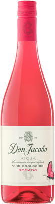 6,95 € Spedizione Gratuita | Vino rosato Corral Cuadrado Don Jacobo Rosado Ecológico D.O.Ca. Rioja La Rioja Spagna Grenache Bottiglia 75 cl