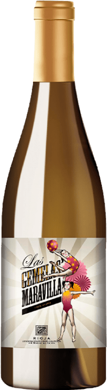 13,95 € Spedizione Gratuita | Vino bianco San Martín de Ábalos Las Gemelas Maravilla D.O.Ca. Rioja La Rioja Spagna Viura Bottiglia 75 cl