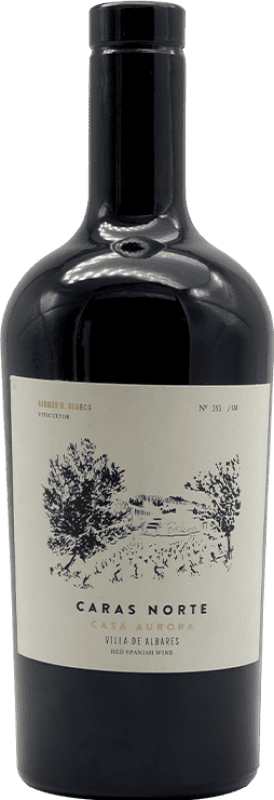 42,95 € Free Shipping | Red wine Casa Aurora Caras Norte Castilla y León Spain Mencía, Grenache Tintorera, Godello, Palomino Fino, Doña Blanca, Portugieser Bottle 75 cl