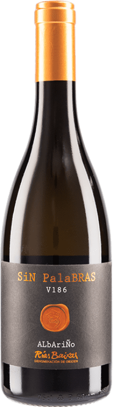 36,95 € Envío gratis | Vino blanco CastroBrey Sin Palabras V 186 D.O. Rías Baixas Galicia España Albariño Botella 75 cl