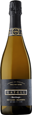 Gatell Heritage Brut Nature Große Reserve — Lange Reifung 75 cl
