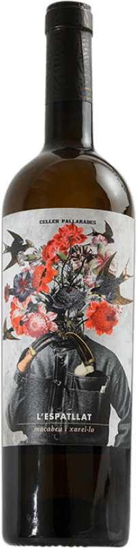 10,95 € Envío gratis | Vino blanco Celler Pallarades L'Espatllat D.O. Tarragona Cataluña España Macabeo, Xarel·lo Botella 75 cl