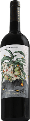 16,95 € Envío gratis | Vino tinto Celler Pallarades L'Onclu D.O. Tarragona Cataluña España Tempranillo, Merlot Botella 75 cl