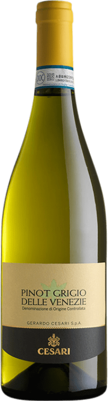 12,95 € Free Shipping | White Wine Cesari I.G.T. Delle Venezie Venecia Italy Pinot Gris Bottle 75 cl