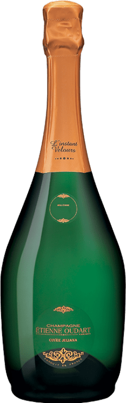 81,95 € Kostenloser Versand | Weißer Sekt Étienne Oudart Juliana Cuvée, Millésimé A.O.C. Champagne Champagner Frankreich Pinot Noir — Spätburgunder, Chardonnay, Pinot Meunier — Schwarzriesling Flasche 75 cl
