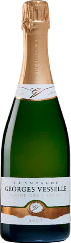 44,95 € Envío gratis | Espumoso Blanco Georges Vesselle Brut Grand Cru A.O.C. Champagne Champagne Francia Pinot Negro, Chardonnay 75 cl