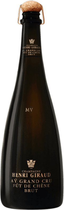 269,95 € Envio grátis | Espumante branco Henri Giraud Fût de Chêne MV17 A.O.C. Champagne Champagne França Pinot Preto, Chardonnay Garrafa 75 cl