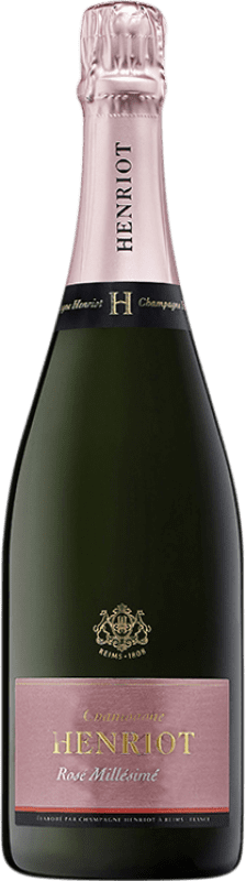 75,95 € Envoi gratuit | Vin Mousseux Rosé Henriot Millésimé, Rosé A.O.C. Champagne Champagne France Pinot Noir, Chardonnay Bouteille 75 cl