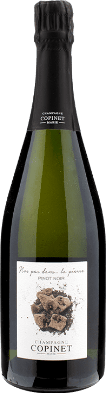 41,95 € Envío gratis | Espumoso Blanco Marie Copinet Nos Pans dans la Pierre A.O.C. Champagne Champagne Francia Pinot Negro 75 cl