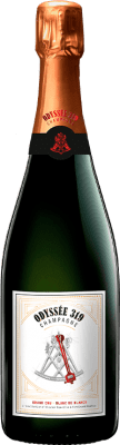58,95 € Бесплатная доставка | Белое игристое вино Odyssée 319 Blanc de Blancs A.O.C. Champagne шампанское Франция Chardonnay — Шардоне Бутылка 75 cl
