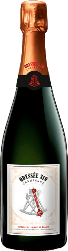 56,95 € Kostenloser Versand | Weißer Sekt Odyssée 319 Blanc de Blancs A.O.C. Champagne Champagner Frankreich Chardonnay Flasche 75 cl