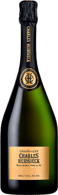 117,95 € Бесплатная доставка | Белое игристое Charles Heidsieck Millésimé брют A.O.C. Champagne шампанское Франция Pinot Black, Chardonnay бутылка 75 cl