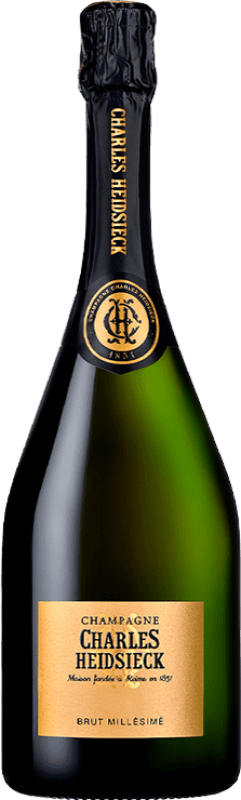 112,95 € Бесплатная доставка | Белое игристое Charles Heidsieck Millésimé брют A.O.C. Champagne шампанское Франция Pinot Black, Chardonnay бутылка 75 cl