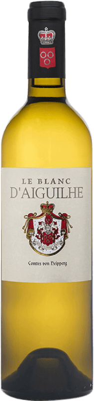 36,95 € Spedizione Gratuita | Vino Bianco Château d'Aiguilhe A.O.C. Bordeaux bordò Francia Sauvignon Bottiglia 75 cl