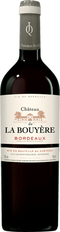 9,95 € Envío gratis | Vino Tinto Château de la Bouyère A.O.C. Bordeaux Burdeos Francia Merlot, Cabernet Sauvignon Botella 75 cl