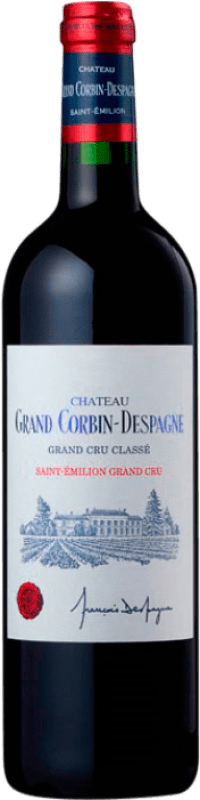 44,95 € Spedizione Gratuita | Vino rosso Château Grand Corbin-Despagne A.O.C. Saint-Émilion Grand Cru Francia Merlot, Cabernet Sauvignon, Cabernet Franc Bottiglia 75 cl