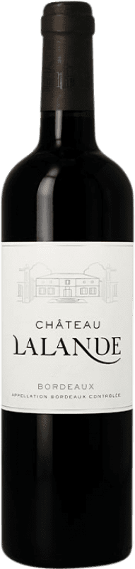 9,95 € Free Shipping | Red wine Château Lalande A.O.C. Bordeaux Bordeaux France Merlot, Cabernet Sauvignon, Cabernet Franc Bottle 75 cl