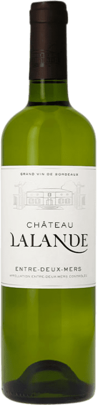 10,95 € Envoi gratuit | Vin blanc Château Lalande A.O.C. Entre-deux-Mers France Sauvignon Blanc, Sémillon, Muscadelle Bouteille 75 cl