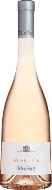 36,95 € Kostenloser Versand | Rosé-Wein Château Minuty Rosé et Or A.O.C. Côtes de Provence Provence Frankreich Grenache, Cinsault, Rolle Flasche 75 cl