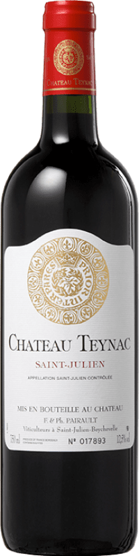 43,95 € Envoi gratuit | Vin Rouge Château Teynac A.O.C. Saint-Julien France Merlot, Cabernet Sauvignon, Petit Verdot Bouteille 75 cl